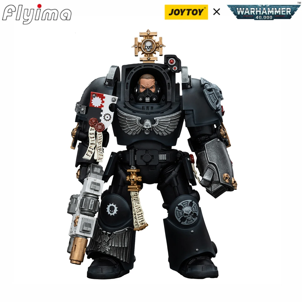 JOYTOY Warhammer 40,000 1/18 figurines d'action mains en fer capitaine en Terminator armure Anime modèle militaire