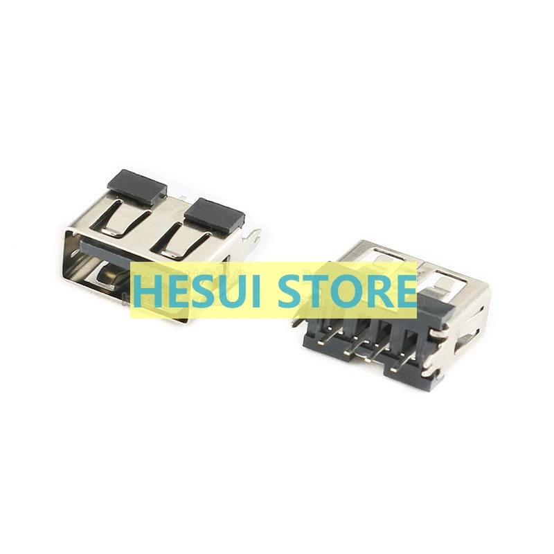 USB connector AF10.0/ Vertical 180 degree plugboard harpoon rimless/rimmed A female socket USB-A type interface