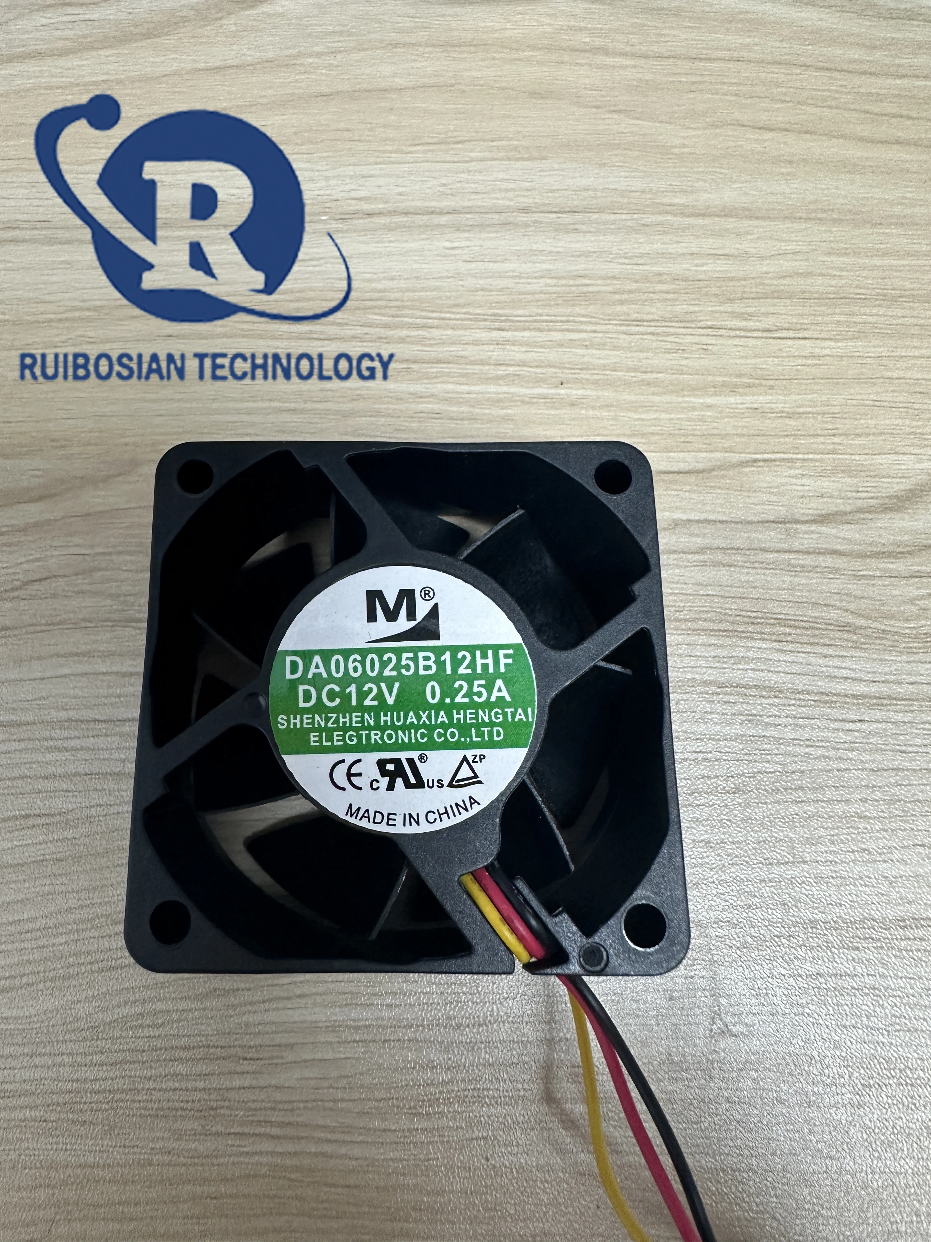 DA06025B12HF 6025 12V 0.25A 6CM 3-wire inverter cooling fan