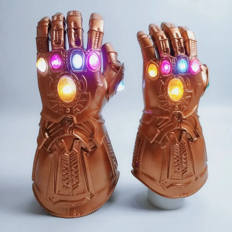 Marvel Legends Infinity Gauntlet Thanos Glove With Removable Gem Stones Avengers Infinity War Cosplay Prop Anime Gloves Man Gift