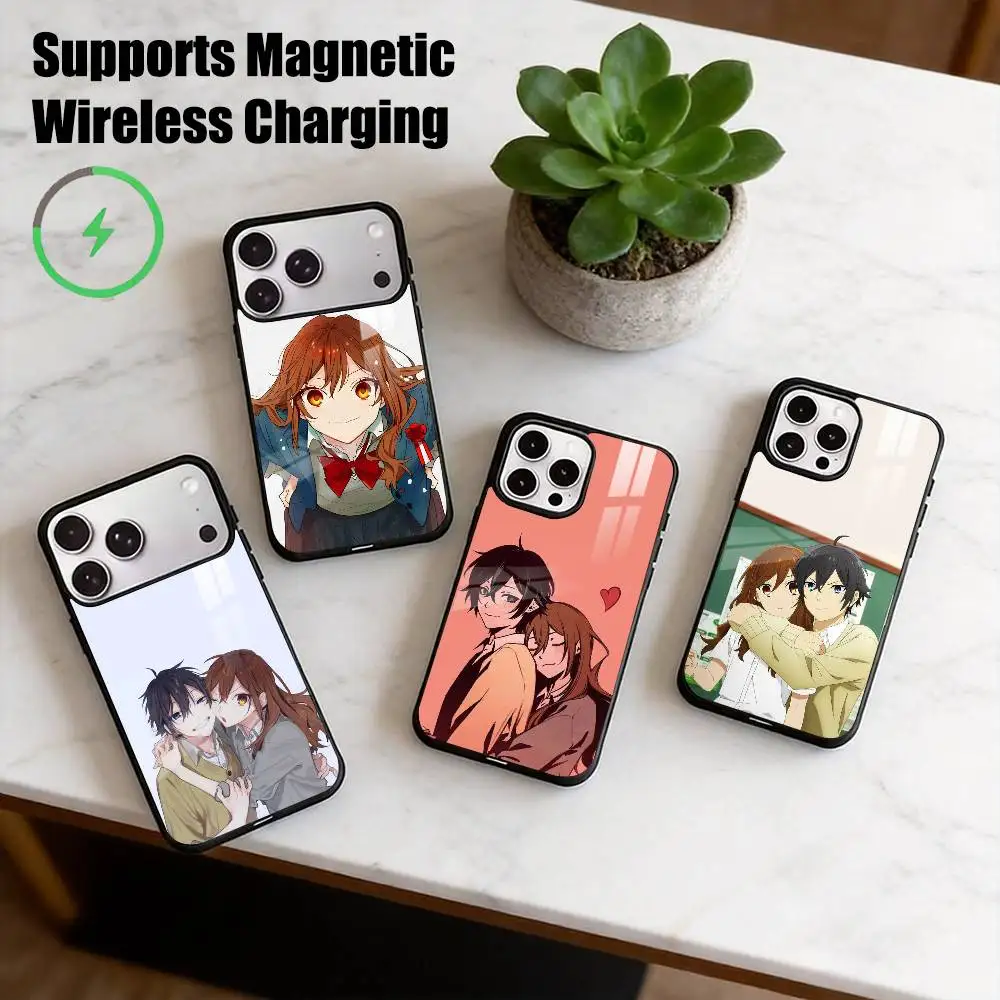 H-Horimiya  Hori Kyoko  Phone Case For iPhone17,16,15,14,13,12,11 Plus,Pro Compatible with magnetic wireless charging Gift