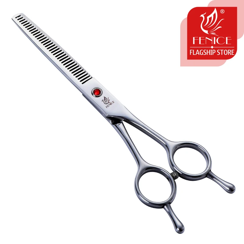 Fenice Dog Scissors 6.5 inch pet dog grooming scissors pet thinning trimming scissors shears for dogs  25-30% rate