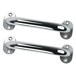 Boat Accessories Marine 2 Pieces Stainless steel 9'' Boat Polished Grab Handle Handrail for Door/Bath/Boat