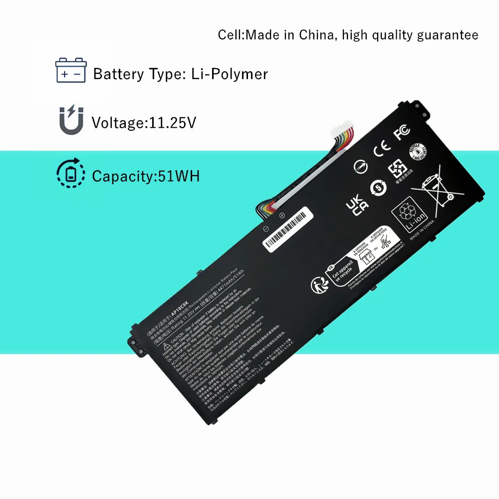 AP18C8K Laptop Battery For Acer Aspire 5 A514-52 A514-52-58U3 for Swift 3 SF314-42-R27B SF314-42-R4XJ SF314-57G SF314-58G