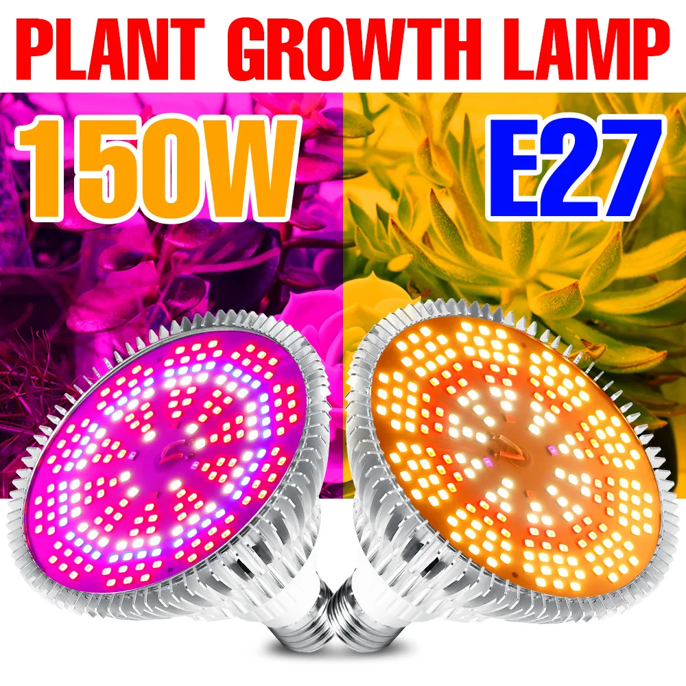 

Full Spectrum Led Lights Greenhouse Phyto Lamp 220V LED Grow Light Bulb E27 Hydroponics Spotlight For Indoor Seeds Veg Grow Tent