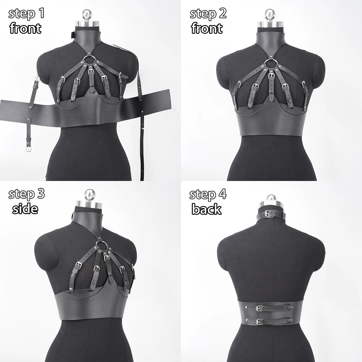 Fashion Belt Female Street Style Body Harness Breast Punk Belts Suspenders for Women Shaping Waistband Goth Clothing Accessories