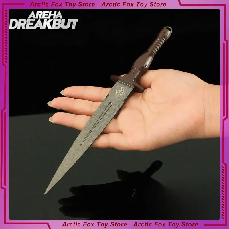 

New 22cm Arena Breakout Game Peripherals Assault Dagge Weapons Model Alloy Toys Knife Desktop Ornaments Collection Crafts Gifts