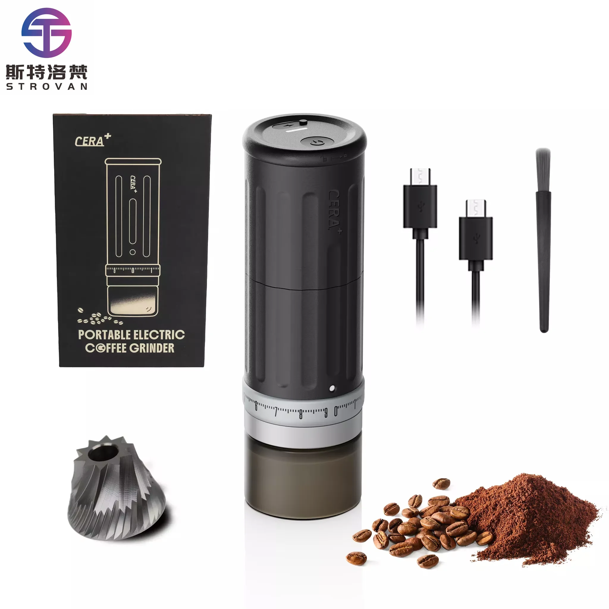

Electric Portable Wireless Coffee Grinder Mill Stainless Steel Electric Coffee Grinder CGE03