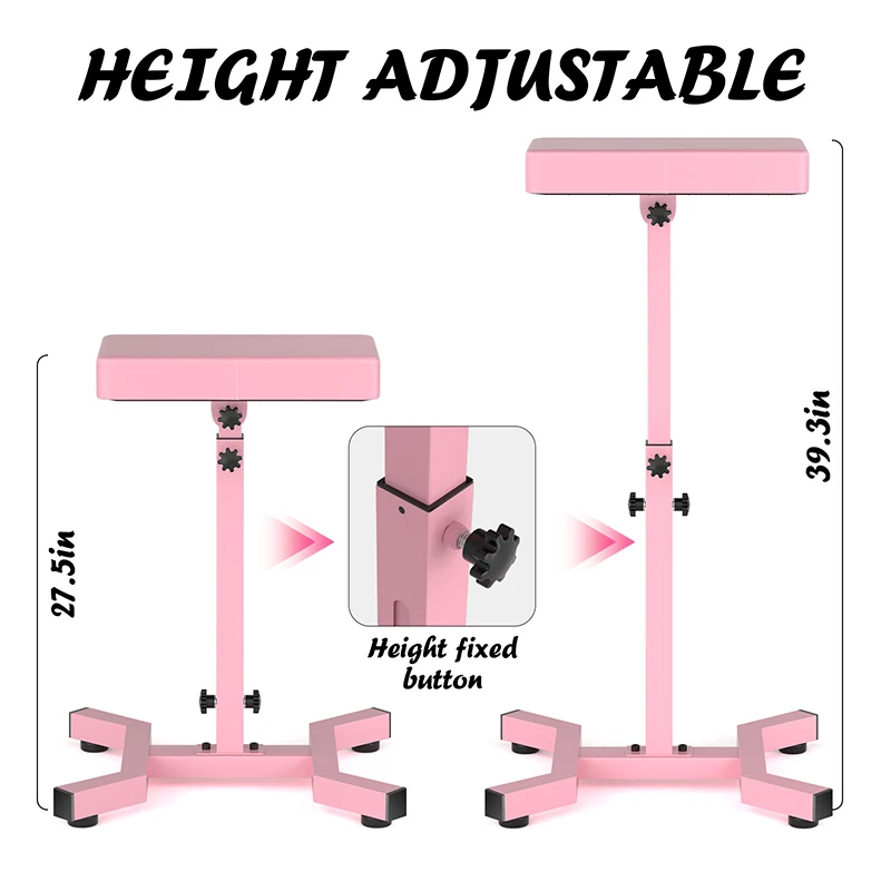 TAIDU Arm Rest Tattoo Pink New Personalized Tattoo Armrest ST 18 Height Angle Adjustable Armrest Tattoo Equipment