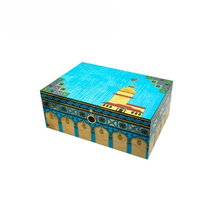 

Cigar moisturizer new high-end finger cedar wood lined mellowing box