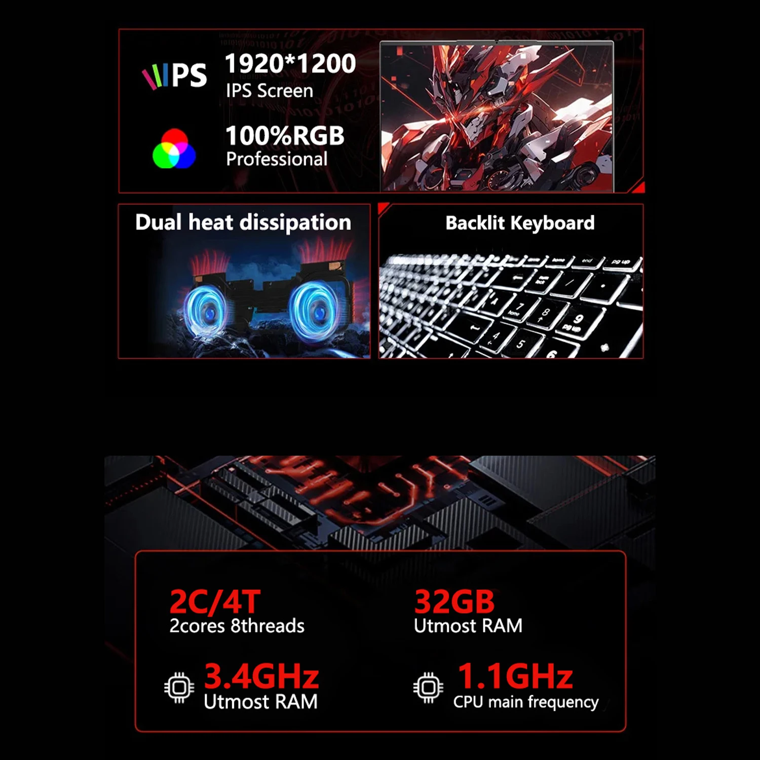15.6인치 HOT 노트북 32GB DDR3 512GB 1TB 2TB SSD 윈도우11 노트북 PC 게이머 인텔 6500Y 오피스 컴퓨터 백라이트 지문인식 썸네일 4