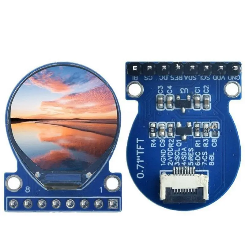 tela-redonda-duravel-de-071--kit-com-5-telas-redondas-tft-para-placa-de-desenvolvimento-160x160-spi-modulo-colorido-completo-com-driver-gc9d01-tela-redonda-07