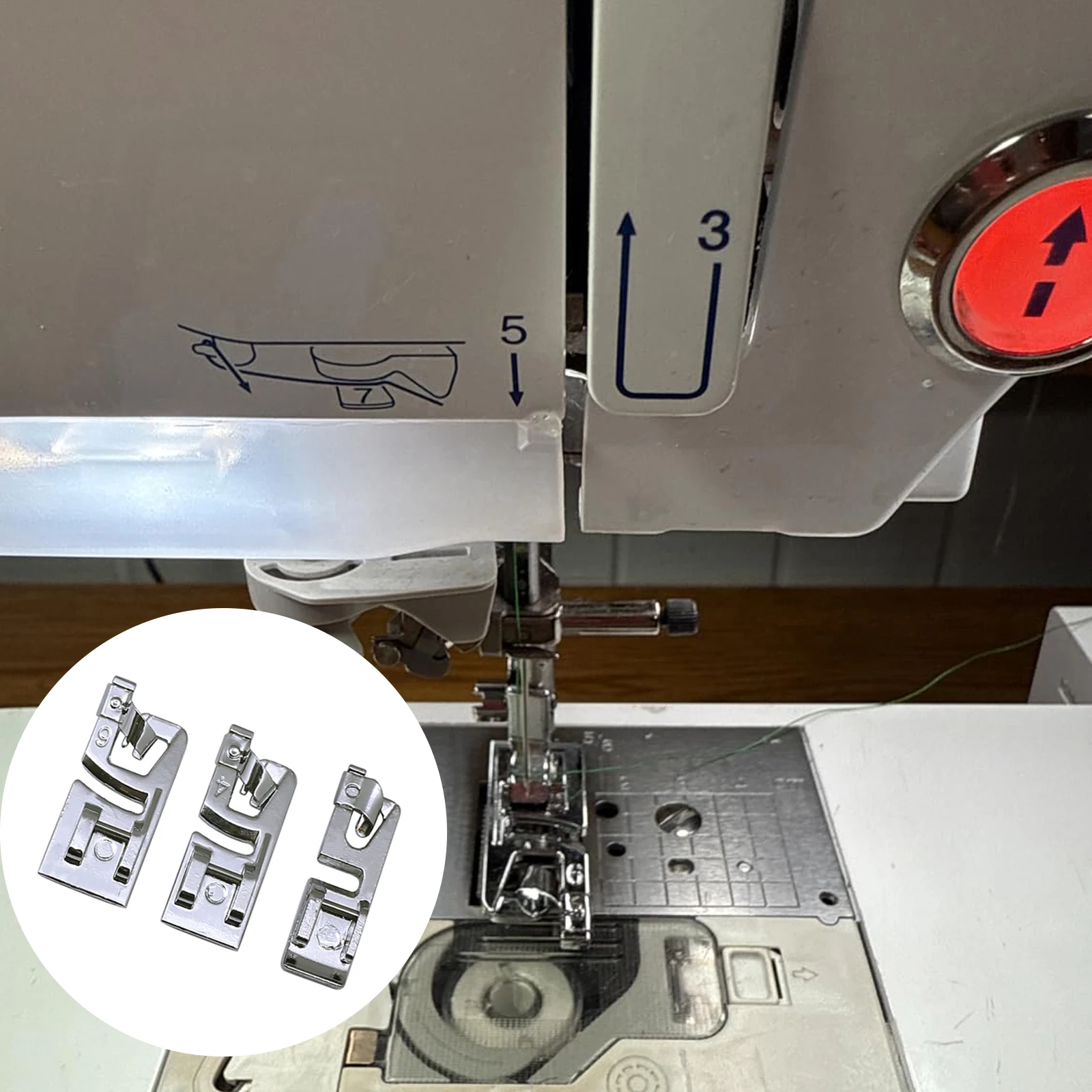 3 Stuks 3mm 4mm 6mm Smalle Rol - Sewing Tt recensie en prijs