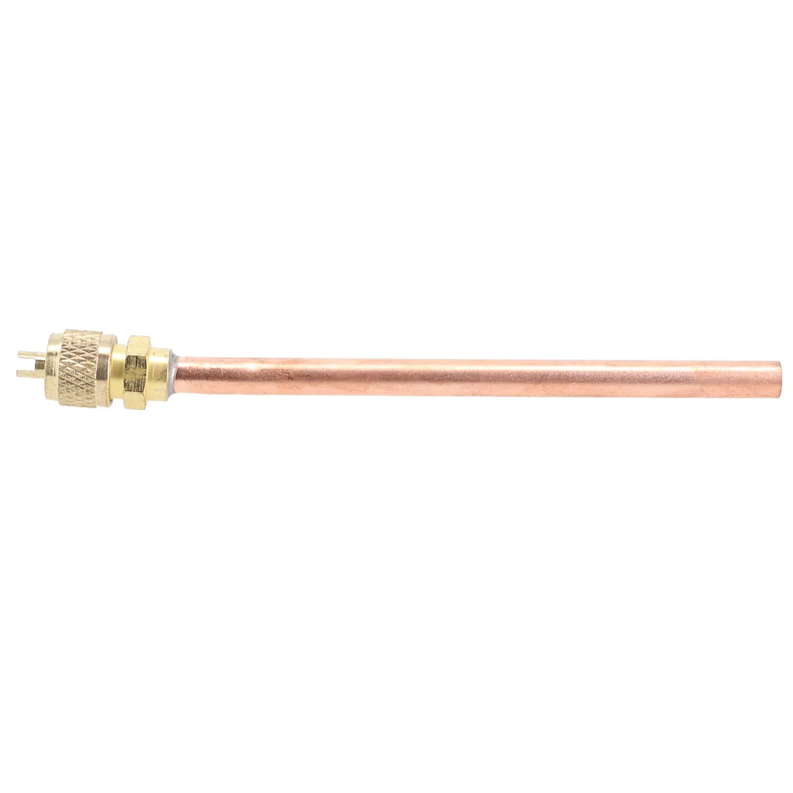 2pcs Air Conditioning Filling Parts Gold Compressor For Application Refrigeration Service Valve 125mm 3.4 Mpa A/C