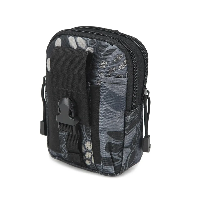 Military Enthusiast Tactical Waist Bag Outdoor Sports Tactical Belt Bag Belt Pouch for Coins and 5.6-inch Mobile Phone