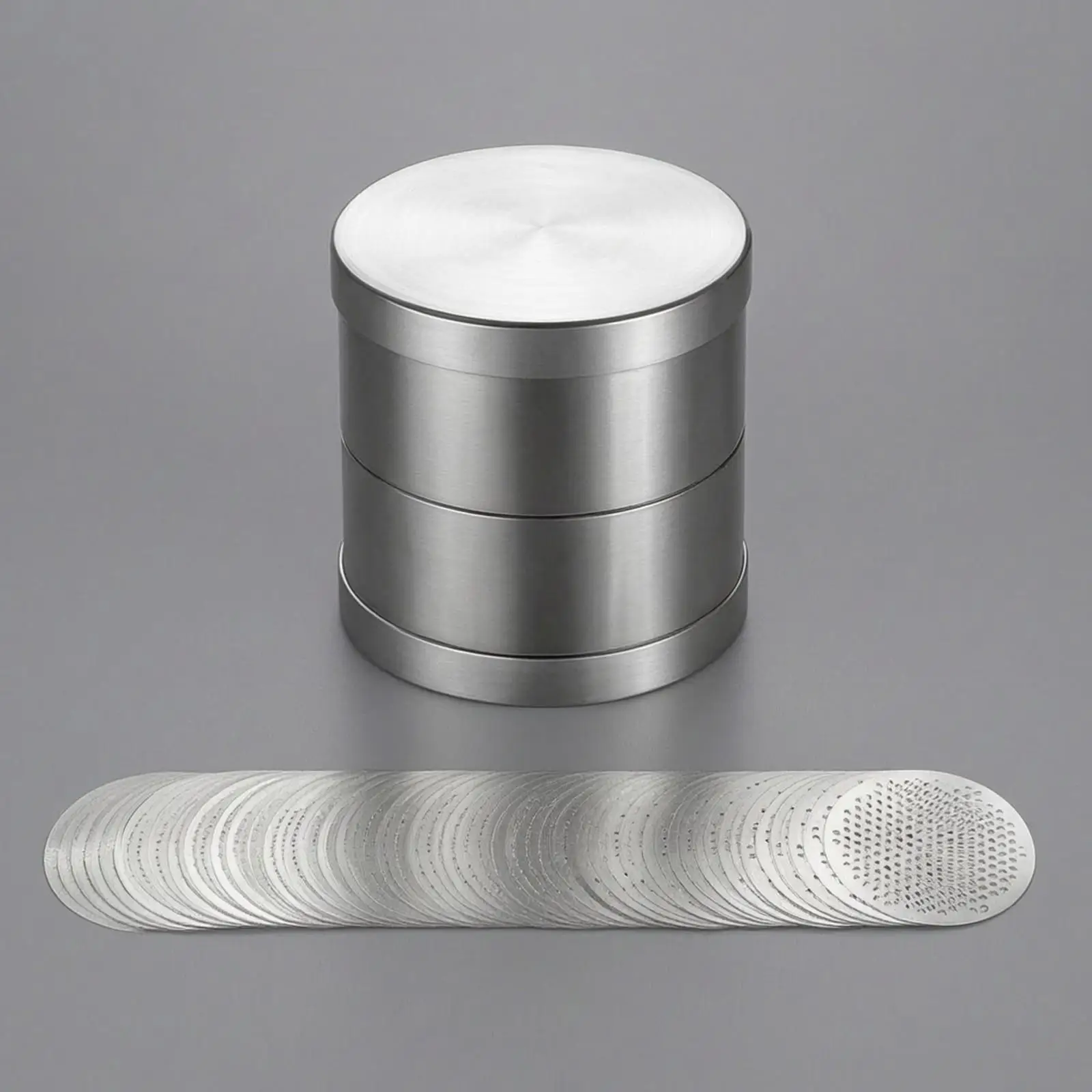 Stainless Steel Diamond Sieve Gemstone Sizing Tool for Jewelry Making with Cover Base for Small Loose Stones Sorting