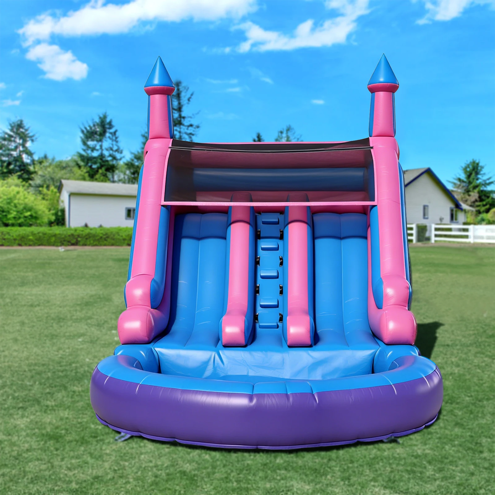 XXL Bouncy Castle Children's Outdoor Slide Playground Soft Play Equipment Inflatable Amusement Park Games