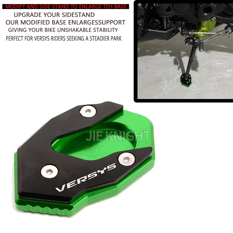 

For VERSYS X300 1000 SE 1000SE VERSYS1000SE VERSYS X300 Accessories Motorcycle Kickstand Foot Side Stand Enlarger Pad