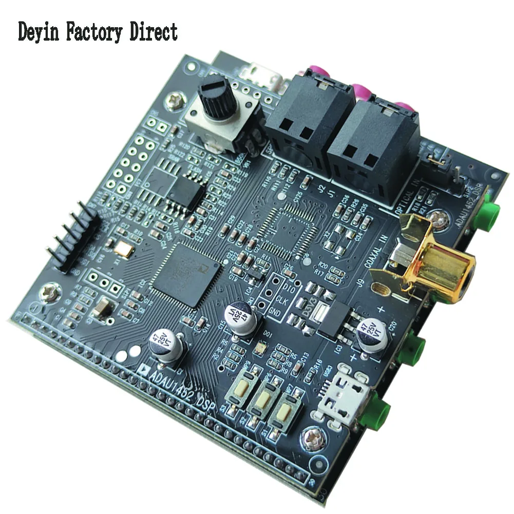 6 inputs and 8 outputs decoding board audio and video development board ADAU1452 DSP CS42448 audio module 48-192 sampling rate w