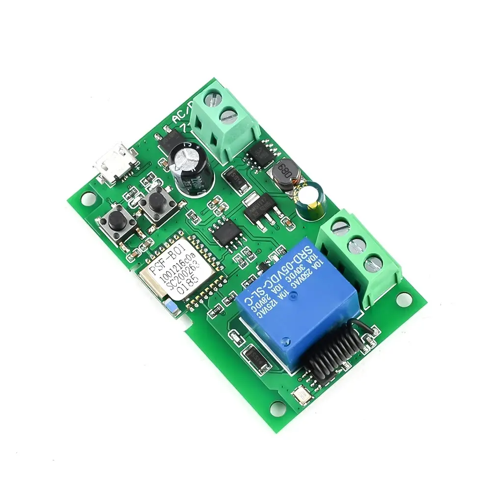 DC7 to 32V Self Locking Intelligence WiFi Relay Module RF433MHZ Wireless Module Things Smart Home Remote Control Switch