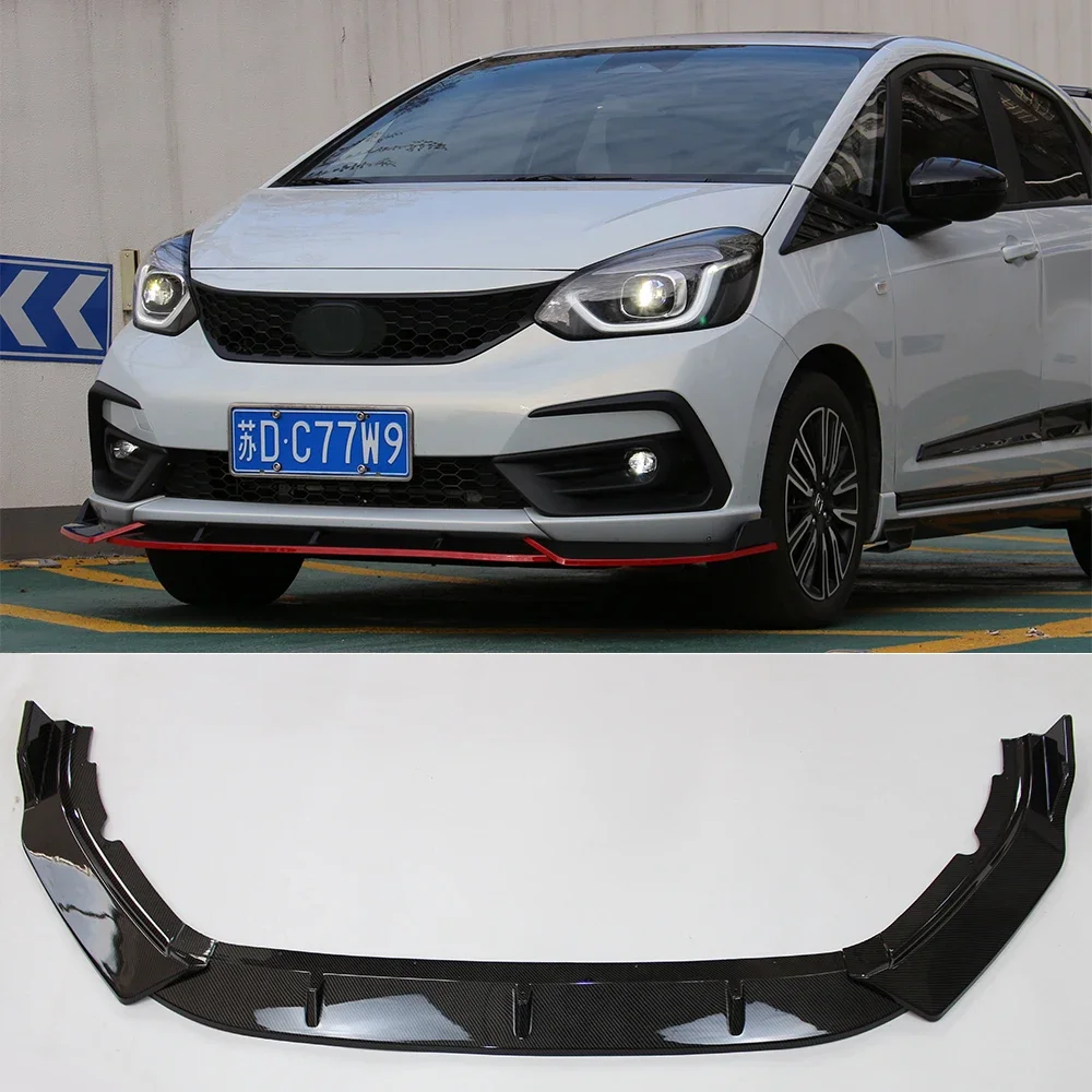 

For Honda FIT Fourth Generation Car Front Bumper Chin Bodykit Lip On Bumper Spoiler Chin Matte Black Chin Bright Black Watermark