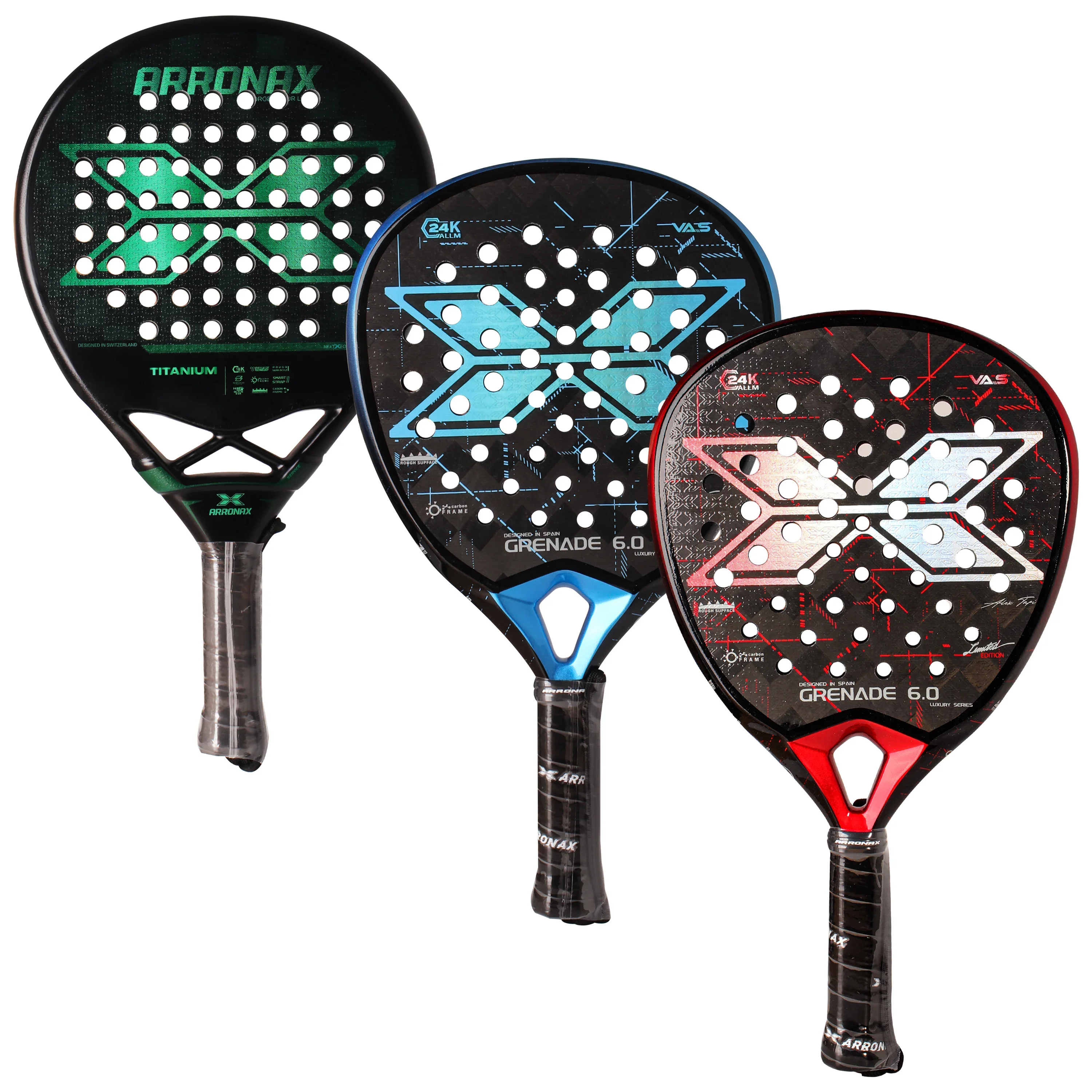 

ARRONAX-Lightweight Paddle Racket для взрослых, профессиональное углеродное волокно, мягкое лицо из ЭВА, теннисная ракетка, 18K, 24K