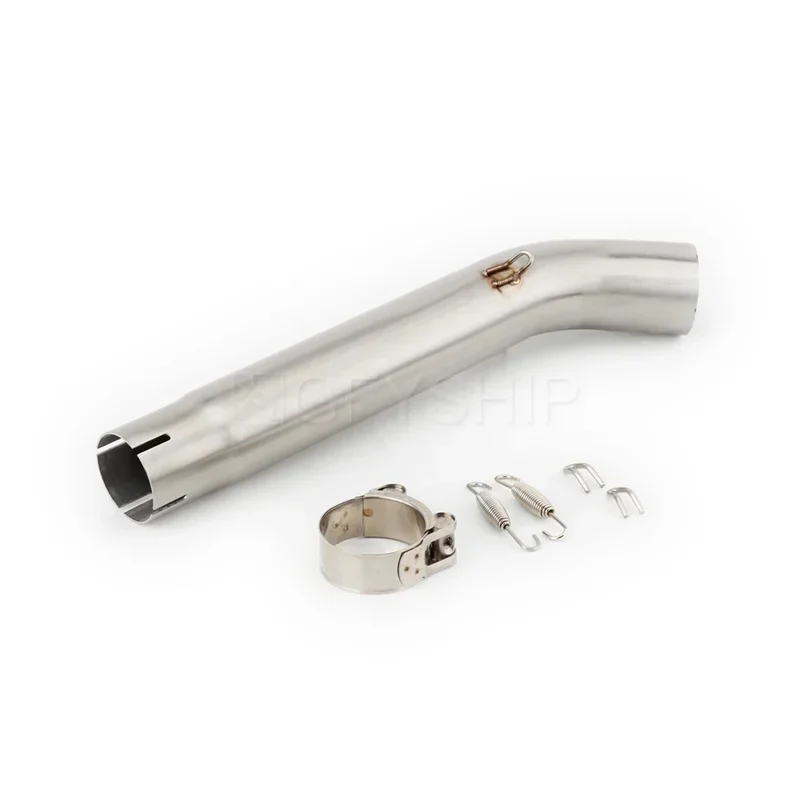 Slip‑on Motorcycle Escape Exhaust Mid Link Pipe Fit for Yamaha YZF600R Thundercat 1995‑2005 2006 2007 FZR600 Genesis 1994‑1996