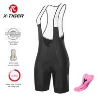 X-tiger-pantalones cortos de ciclismo profesional para mujer, Shorts de verano Laika MTB, pantalones cortos para bicicleta de carretera, tirantes de ciclismo con cojín de ST-MULTI