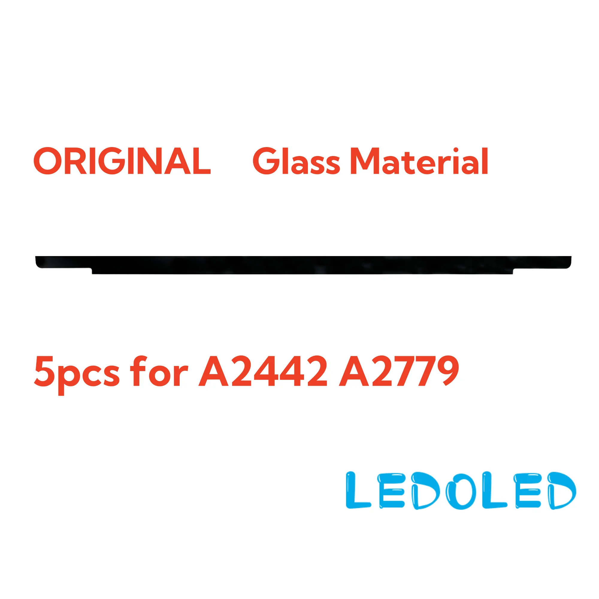 

Original LCD Screen Trim Logo Bezel Cover Glass for EMC 3650 Macbook Pro 14" M1 2021 A2442 A2779