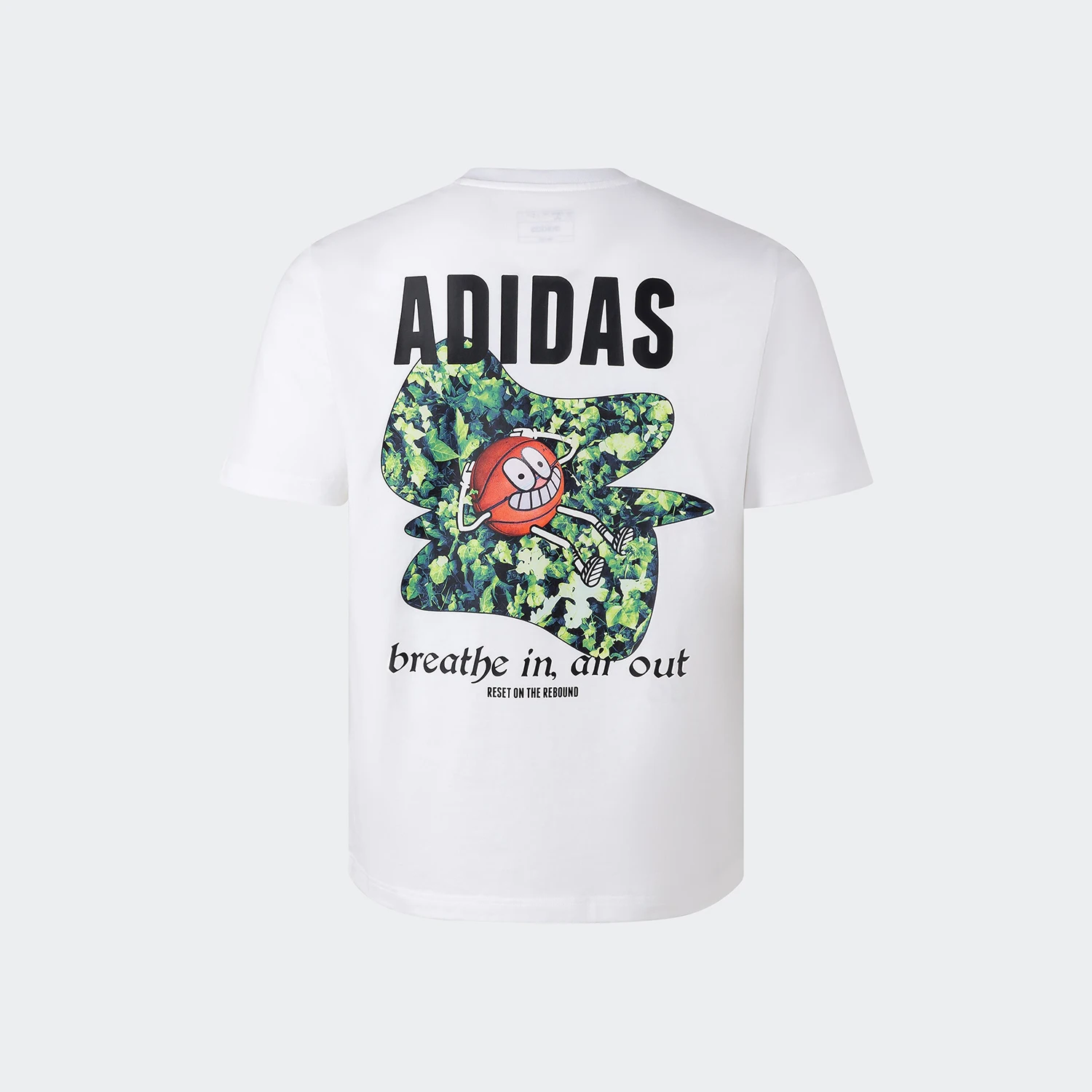 أديداس حقيقية كرة السلة للرجال التدريب الرياضي عارضة جولة الرقبة قصيرة الأكمام تي شيرت JH1219