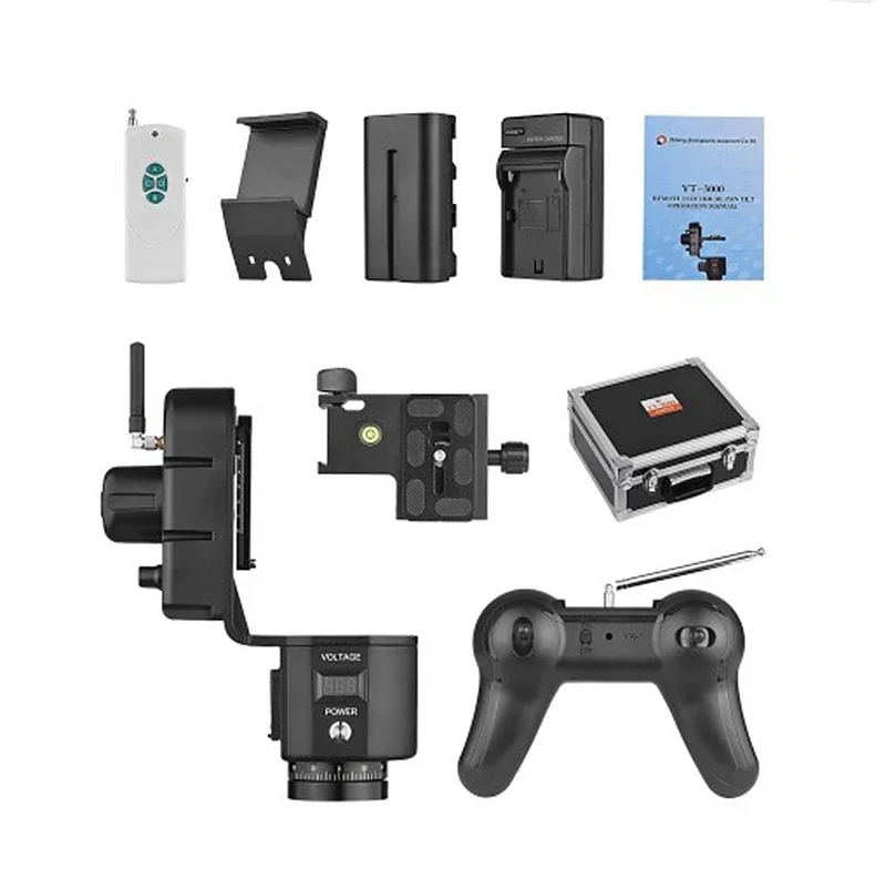 2025 YT-3000 50 m Drahtlose Fernbedienung Elektronische Schwenk Neige Motorisierte Panorama Stativ Kopf Für Kamera Video Aufnahme