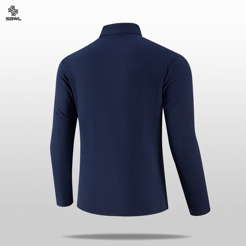 SBWL Nové vysoce kvalitní pánské podzimní a zimní outdoorové sportovní vnitřní vrstva teplé tričko s dlouhým rukávem, fitness běžecká bunda, tílka - náhled 4
