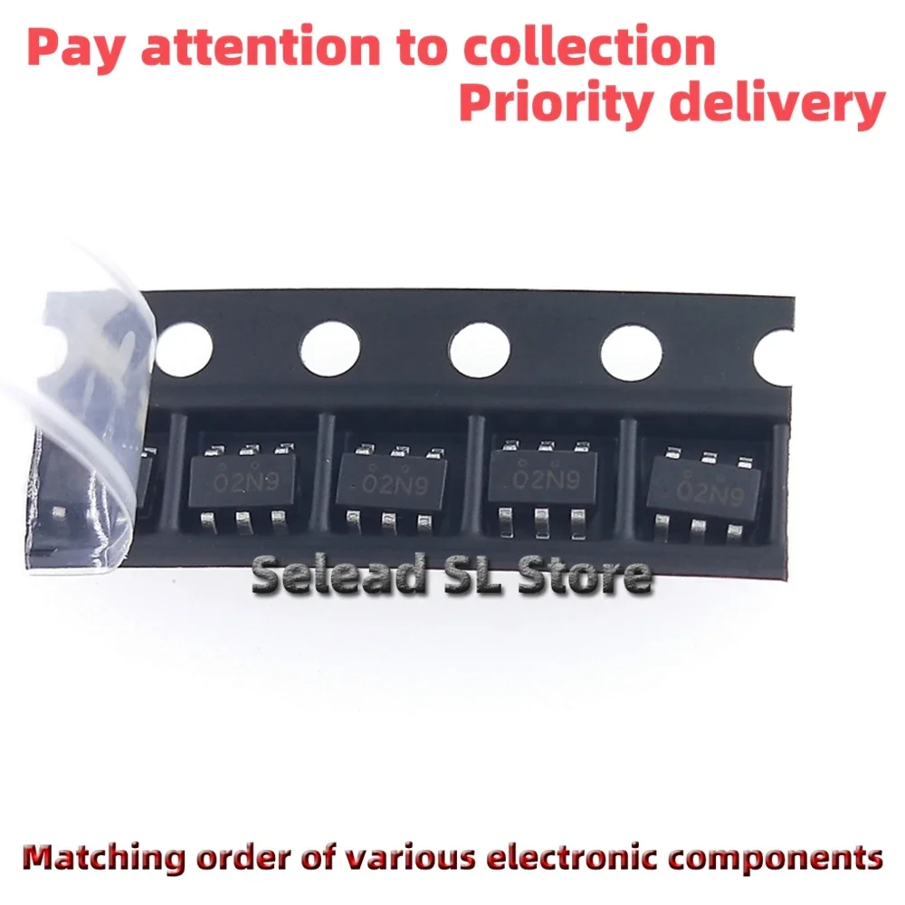 500 PÇS/LOTE NDC7002N Serigrafia: 02N * 02N9 SOT23-6 MOSFET NOVO