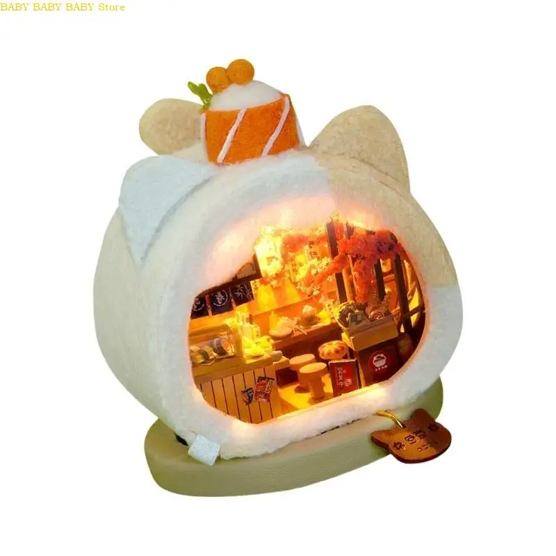 

Q81A Sushi Restaurant Shop модель кукол с легким уникальным ремеслом