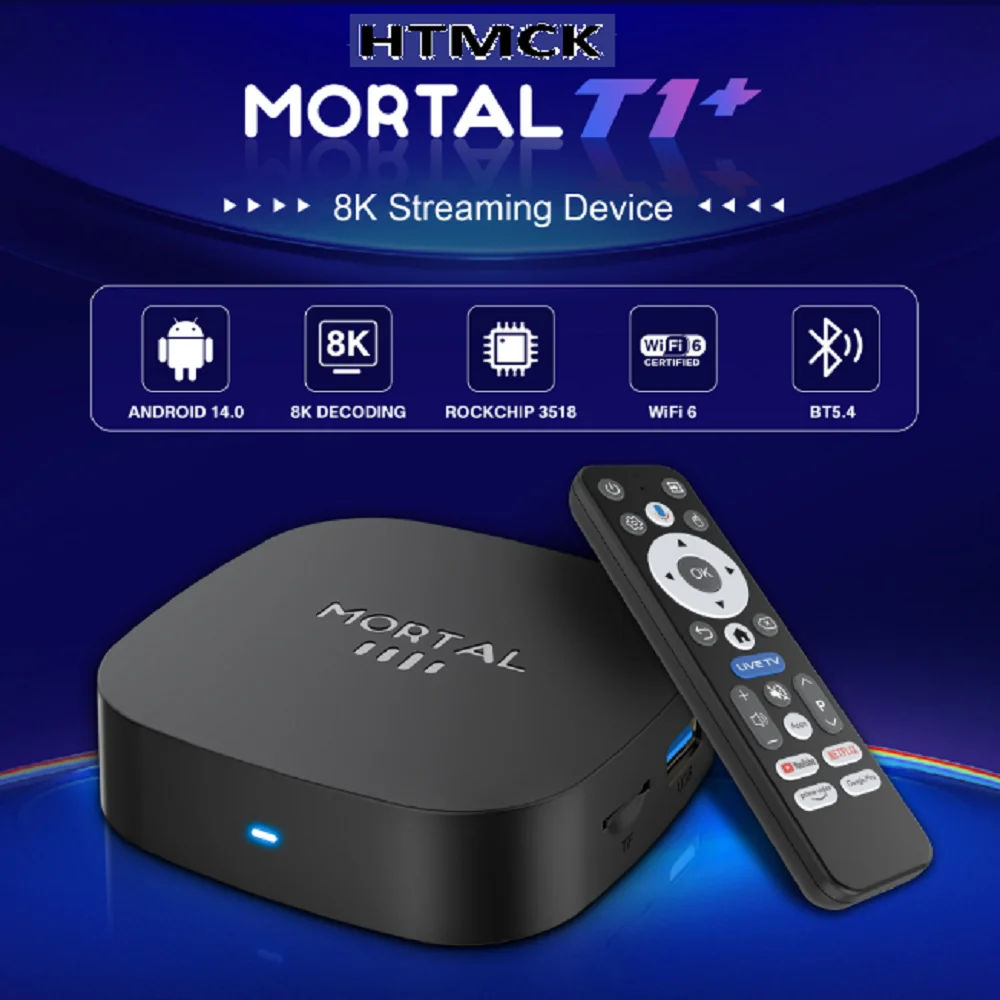 New 2026   TV Box  Rockchip RK3518 8GB RAM 128GB ROM WiFi 6 BT 5.4 Dual UI 8K Ultra HD Smart Media Player