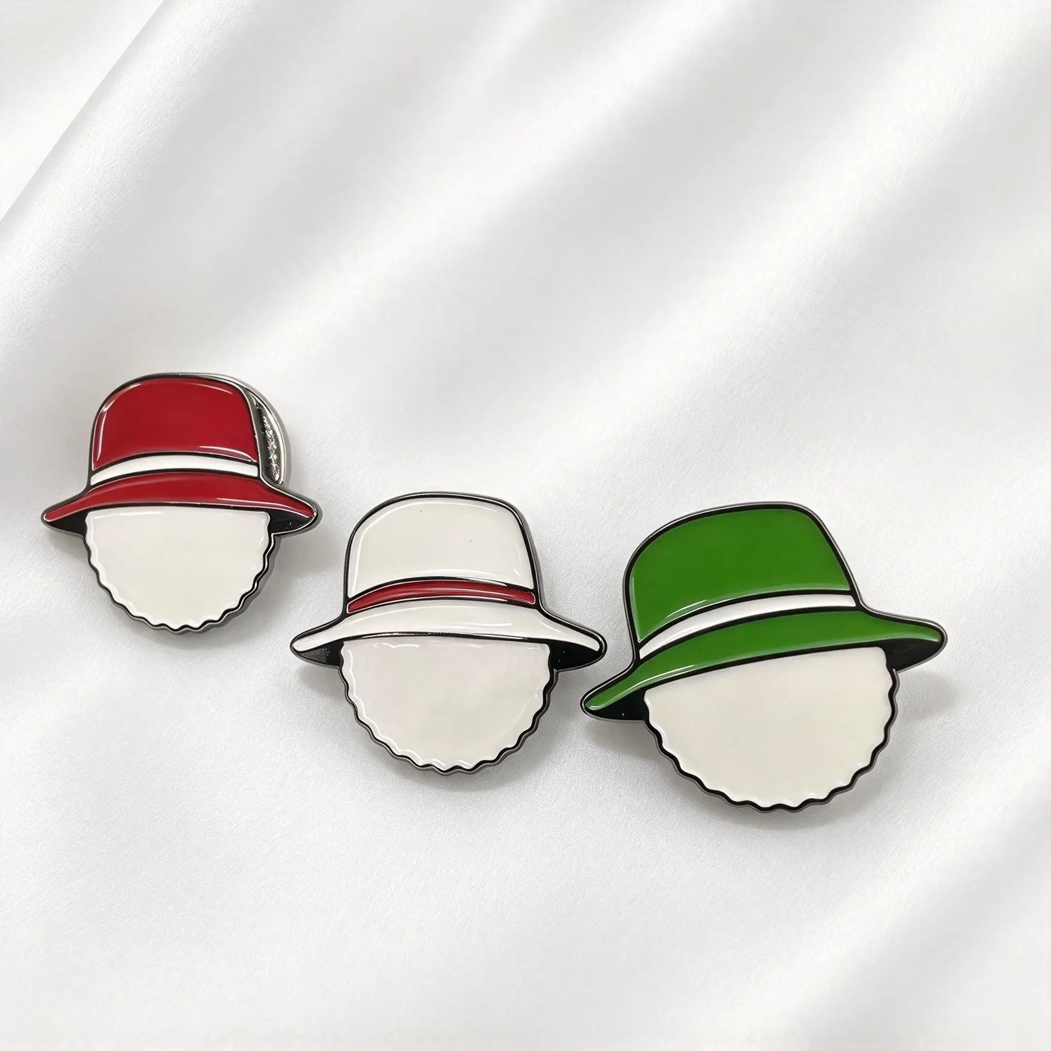 New Golf Ball Marker, Magnetic Metal Golf Position Marker, Golf Green Marking Accessories