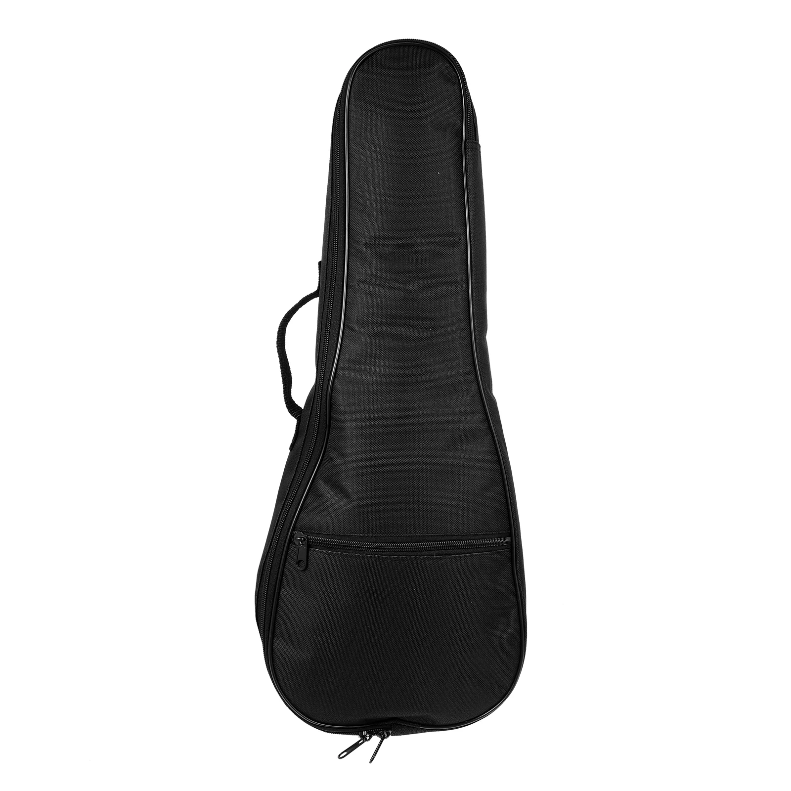 

21 Inch Ukulele Bag Waterproof Portable Cotton Case Lightweight Foldable Durable Storage Black Simple Unisex Musical Instruments