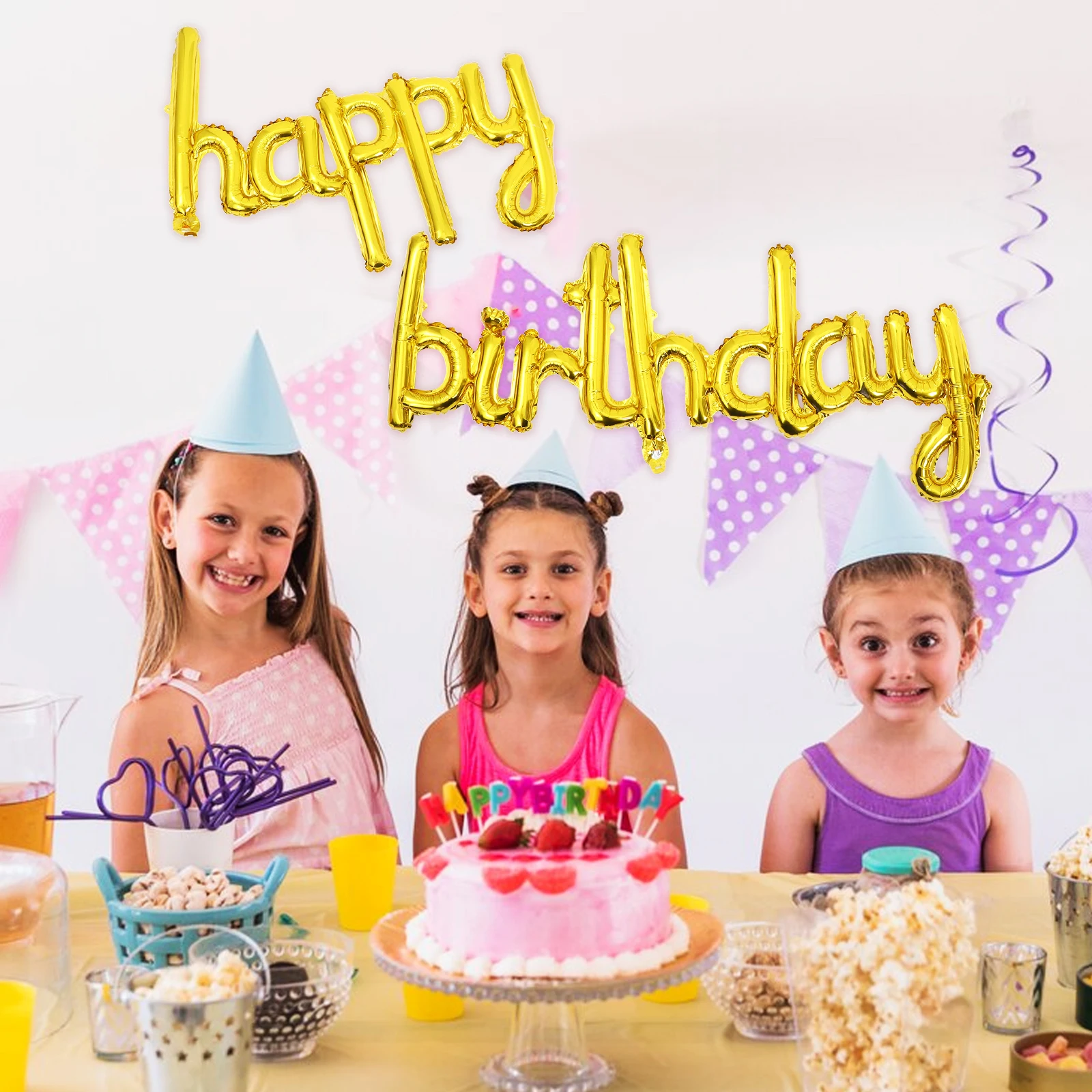 

Foil Balloons Aluminum Film Birthday Aluminium Decoration for Kit Decorations White