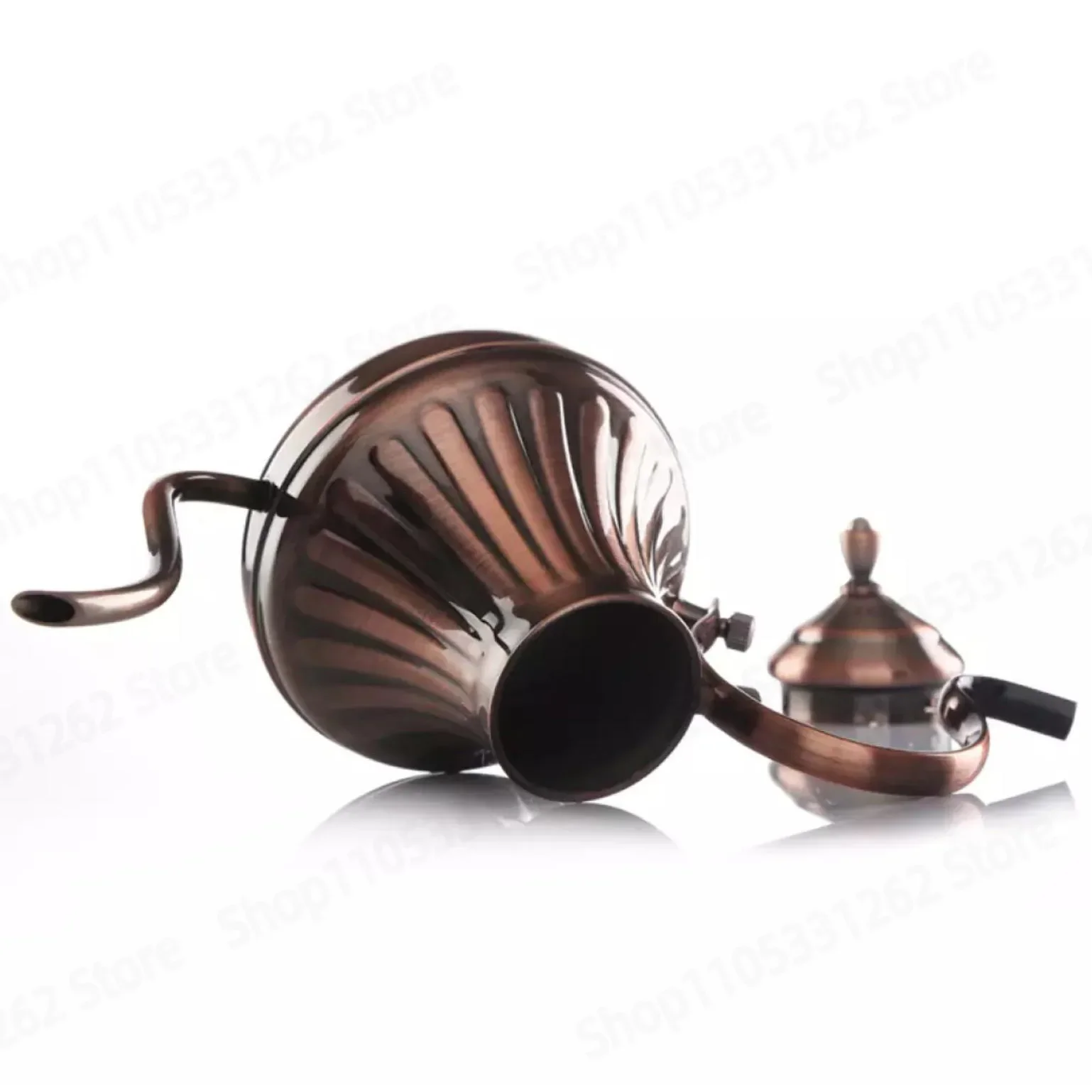 304 Stainless Steel Pour-Over Kettle Long Spout Drip Coffee PotHand Brew Gooseneck