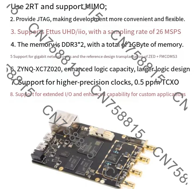 PLUTO SDR JTAG Xilinx AD9363 ZYNQ7020, K230 FPGA Development Board