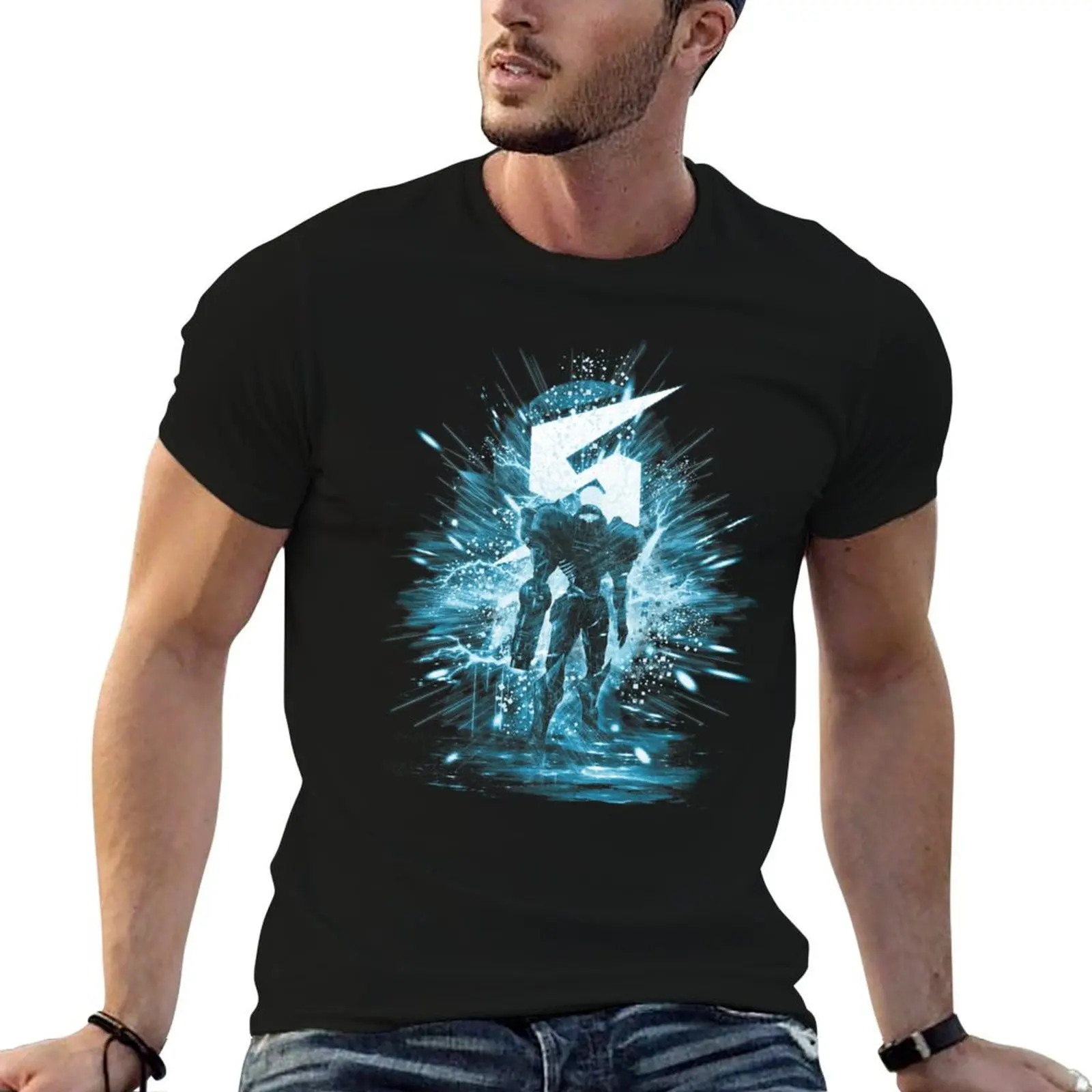 samus storm T-Shirt Comfortable Basic Crew Neck Tee