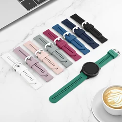 22mm Silicone Strap For Garmin Forerunner 265/265 Music/255/255 Music Venu 3 45mm /Venu 2 Watchband for Huawei GT2 46mm Band