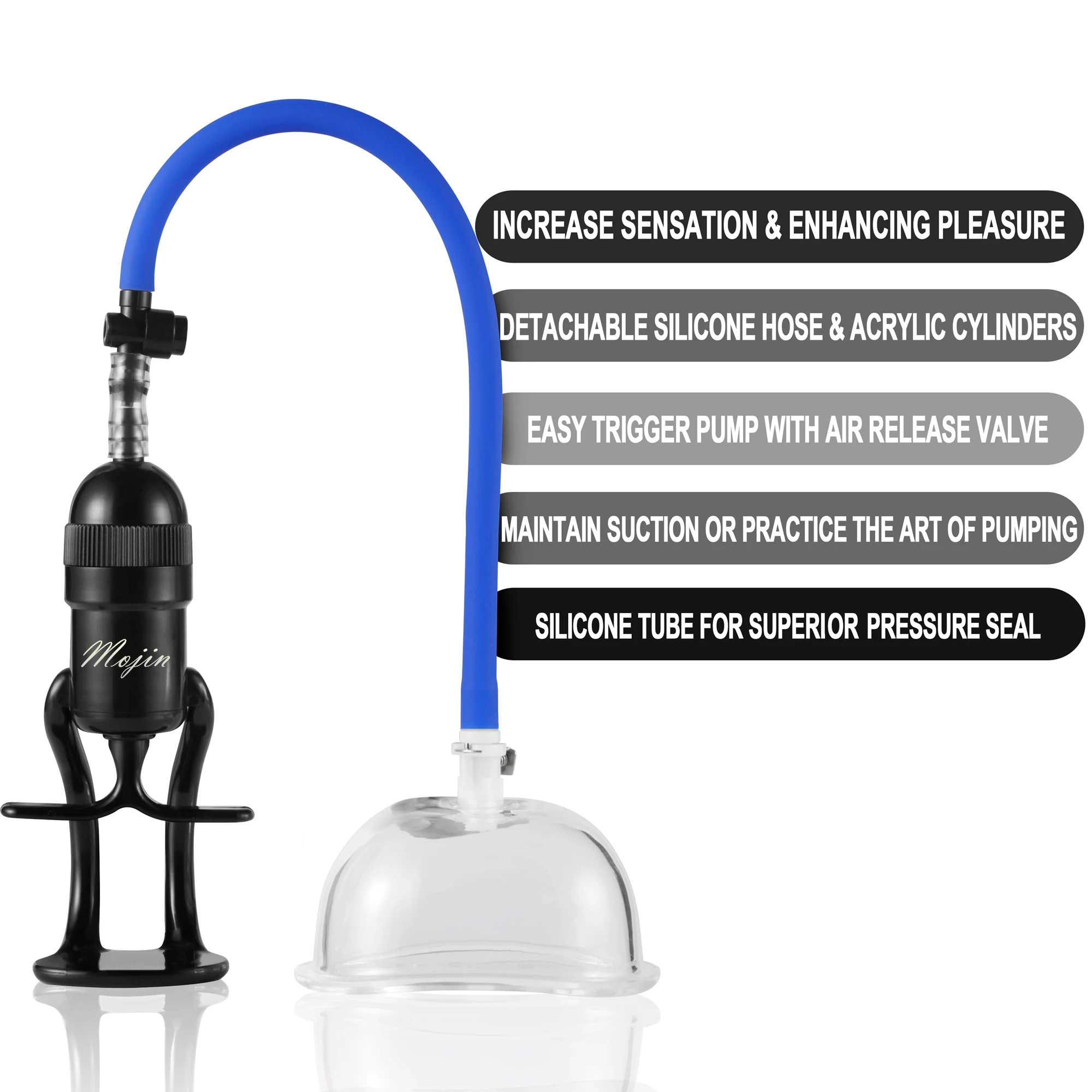 

Vacuum Massage Pump Manual Vacuum Full Body Massage for Women, Soothing and Soothing Enhance Sensitivity Beauty and Health