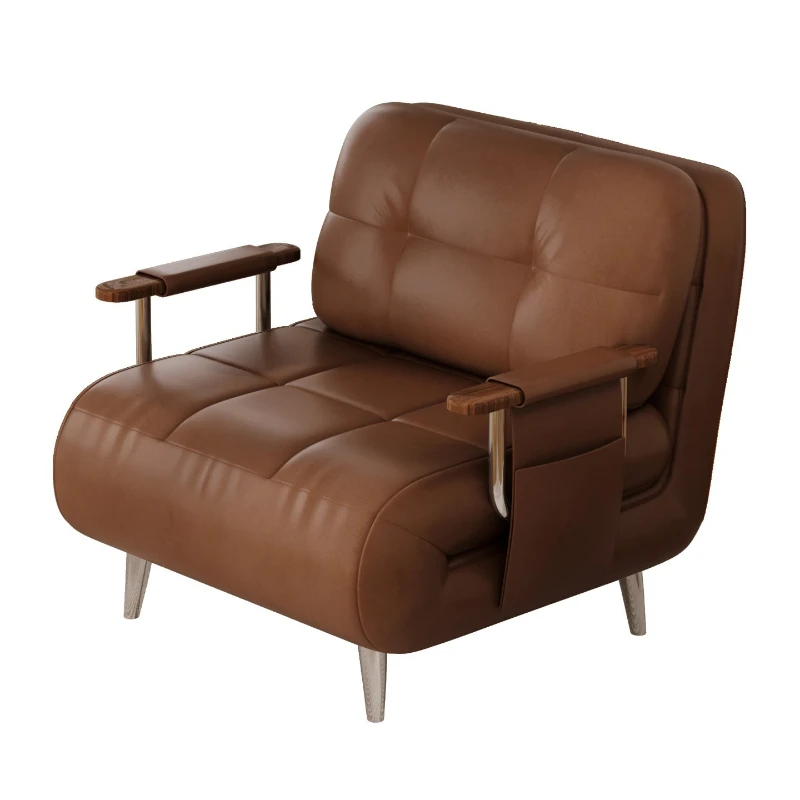 Sofa bed, foldable, integrated dual-use, vintage style, 2026 new model, small apartment, living room, balcony, single and double