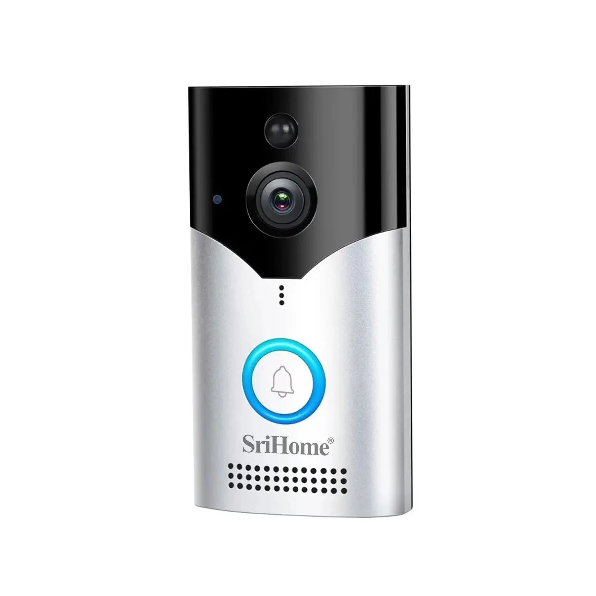 4MP 1440P Low Comsunption Battery Power Srihome APP WIFI Doorbell Intercom Video Door Phone With Chime IP Doorbell Peephole View