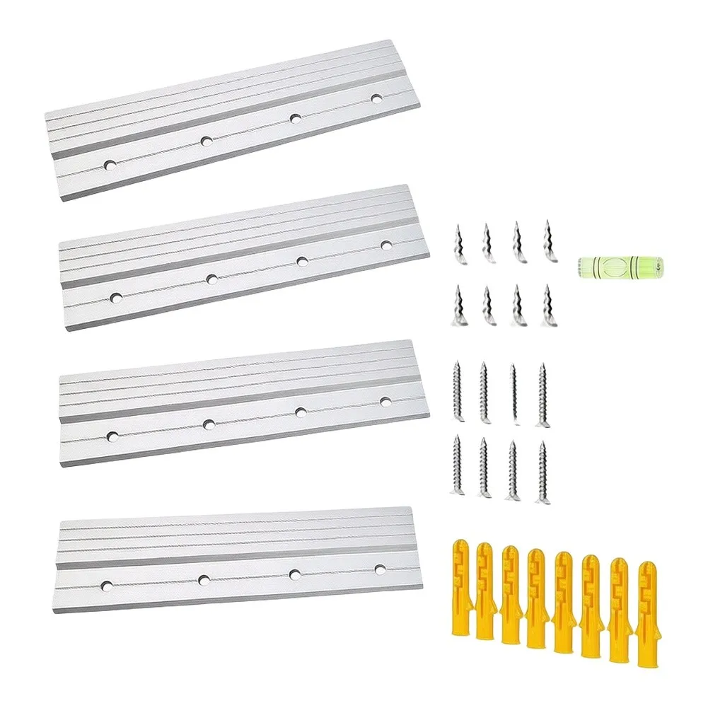 Duty Cleat Wall Mounting Kit Aluminum Alloy Interlocking Z Clips For Picture Mirror Panel Hanging Hardware