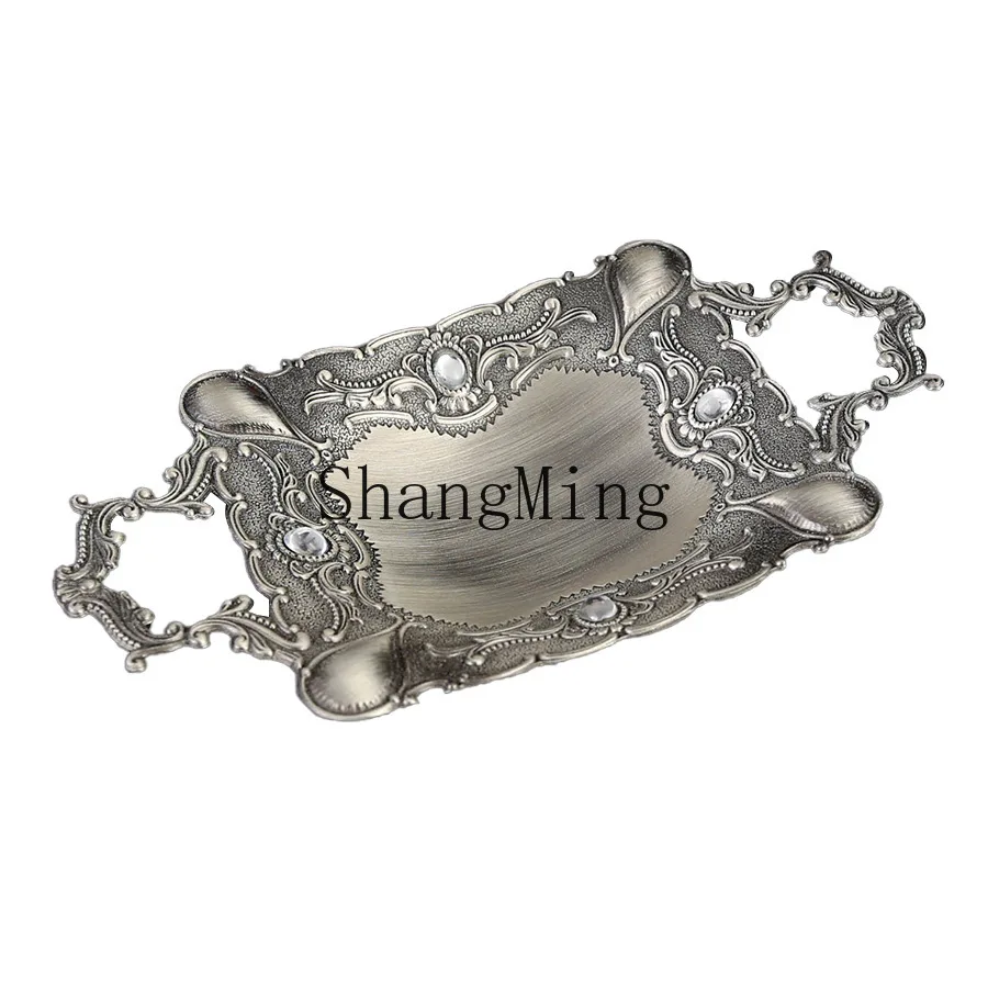 DSA high-end amphora fruit plate snack small fruit plate dried fruit plate home hotel living room table decoration ornament