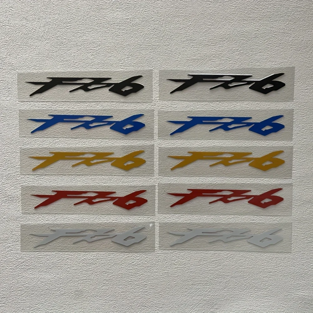 

2 шт./компл. автомобильные наклейки «FZ6», несколько цветов логотипов, уникальные аксессуары для автогонок