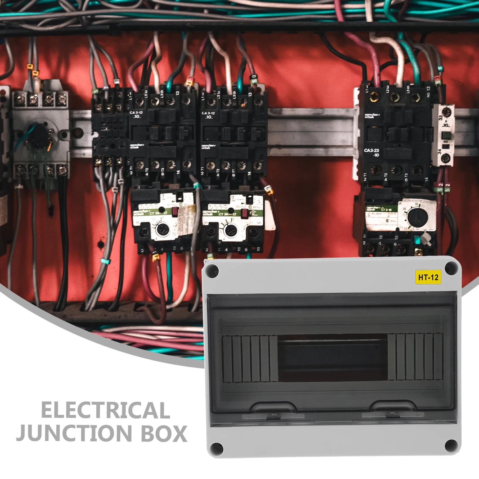 

Waterproof Junction Outdoor Breaker Panel Plastic Electrical Distribution Large Capacity Wiring Solution Sturdy ABS Material