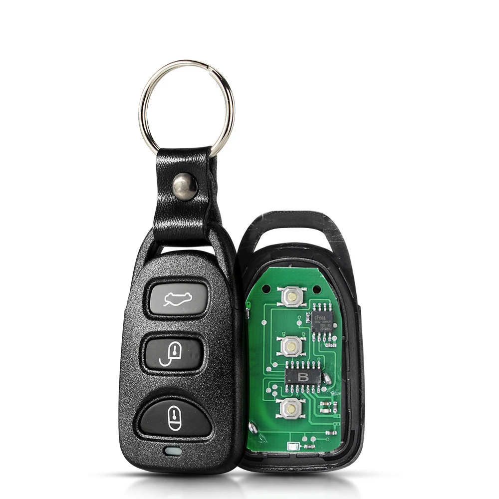 KEYYOU Easy to Program Remote Key 313.8Mhz 3+1 Buttons For HYUNDAI SONATA 2006-2014 Elantra Sedan 2011-2016 OBD Programmer Tool